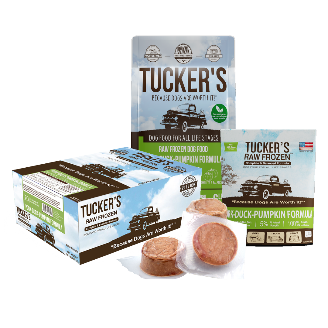 Pork-Duck-Pumpkin Raw Frozen Diet – Tucker's Raw Frozen Food
