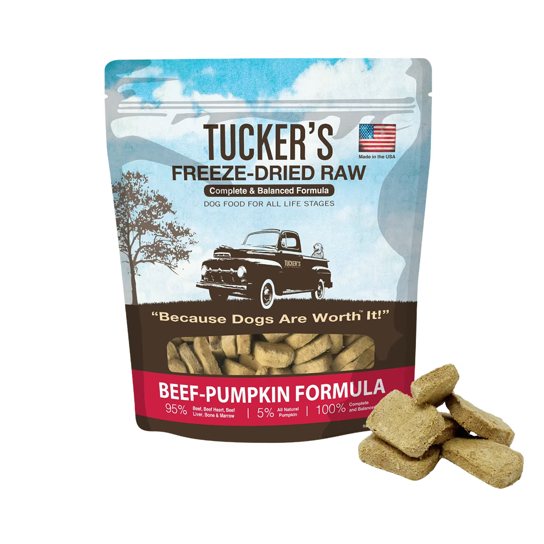 Beef-Pumpkin Freeze-Dried Diet – Tucker's Raw Frozen Food