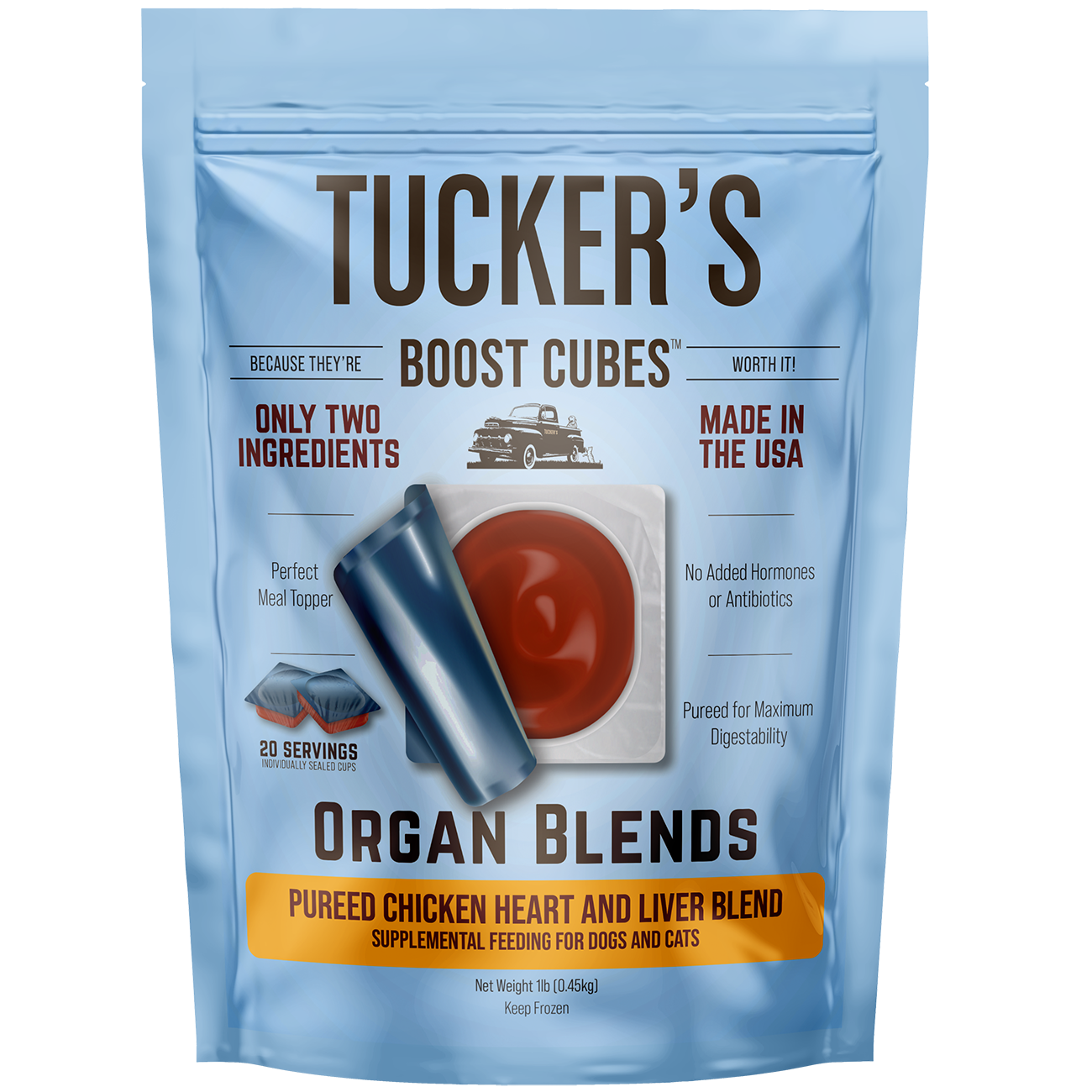 Pureed Chicken Heart and Liver Blend