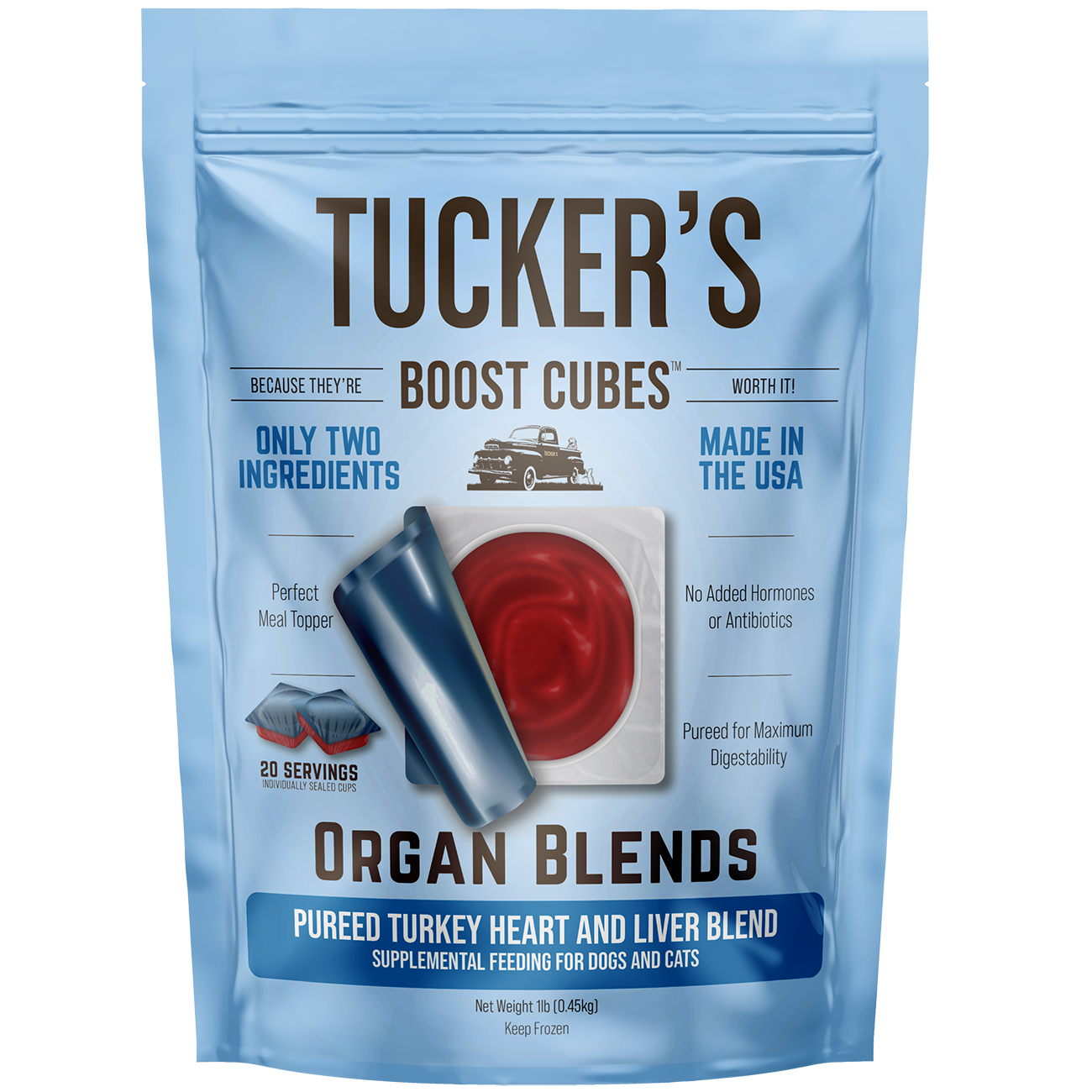 Pureed Turkey Heart and Liver Blend