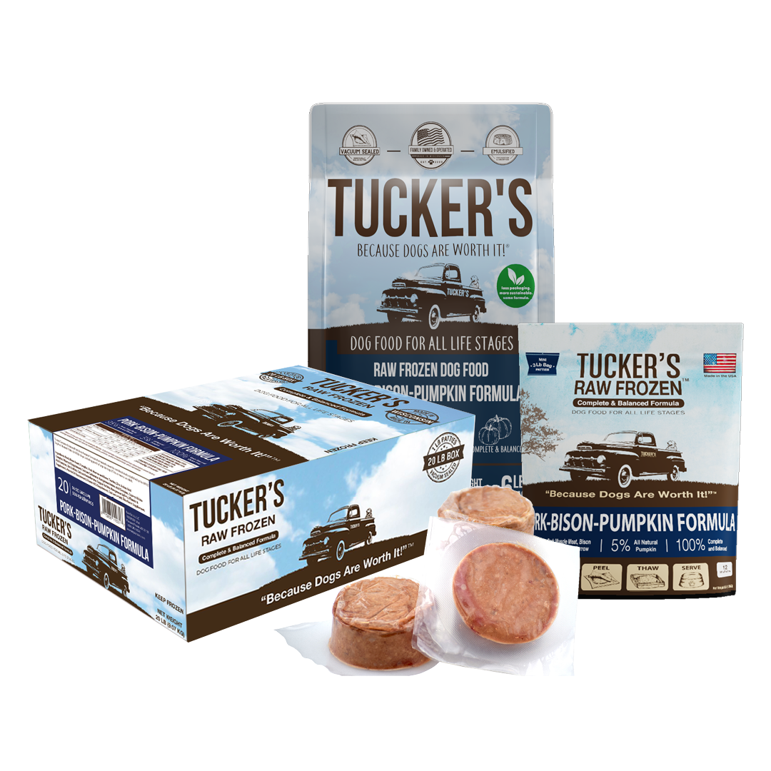 Pork-Bison-Pumpkin Raw Frozen Diet