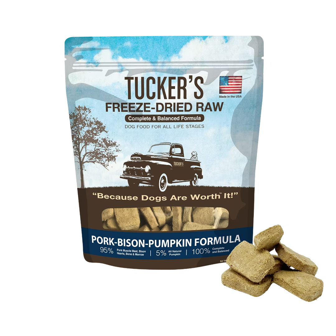 Pork-Bison-Pumpkin Freeze-Dried Diet