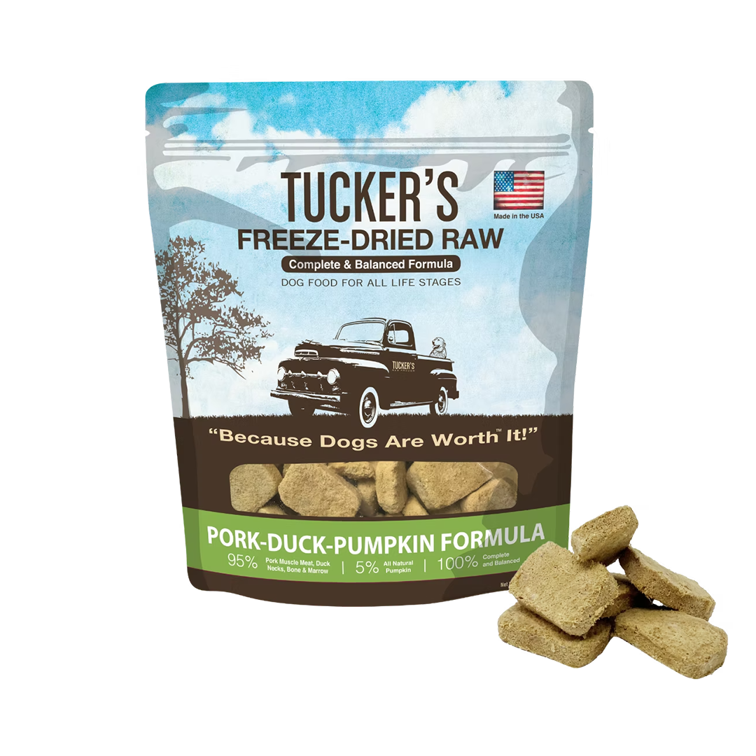Pork-Duck-Pumpkin Freeze-Dried Diet – Tucker's Raw Frozen Food