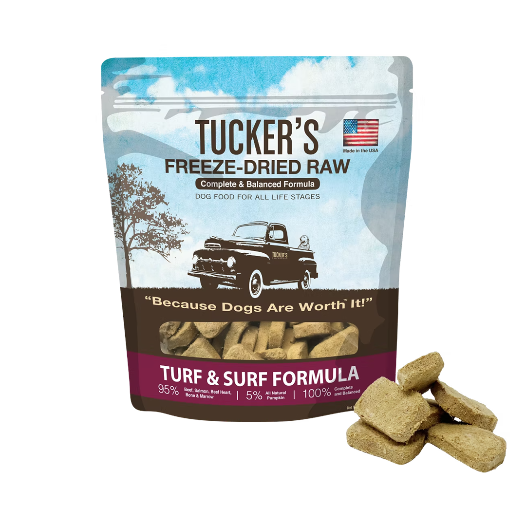 Turf & Surf Freeze-Dried Diet – Tucker's Raw Frozen Food