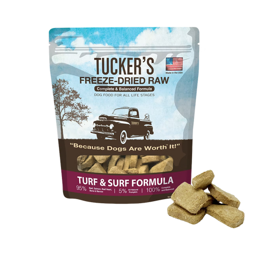 Turf & Surf Freeze-Dried Diet – Tucker's Raw Frozen Food